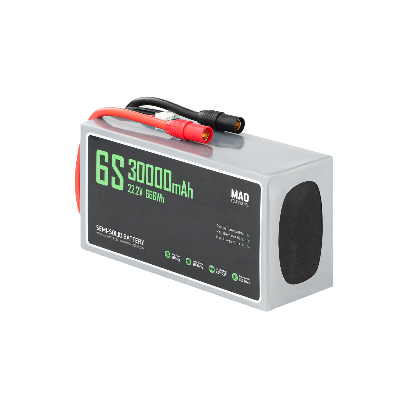 Drone Battery - Аккумулятор литий-полимерный (LiPo) 6S 30Ач для
