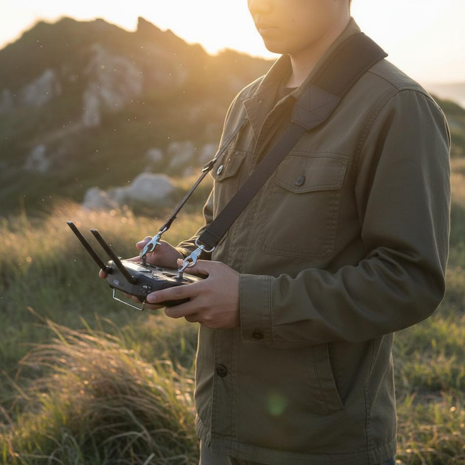 Drone Arm - Ремешок для передатчика дрона, быстросъемный, регулируемый,