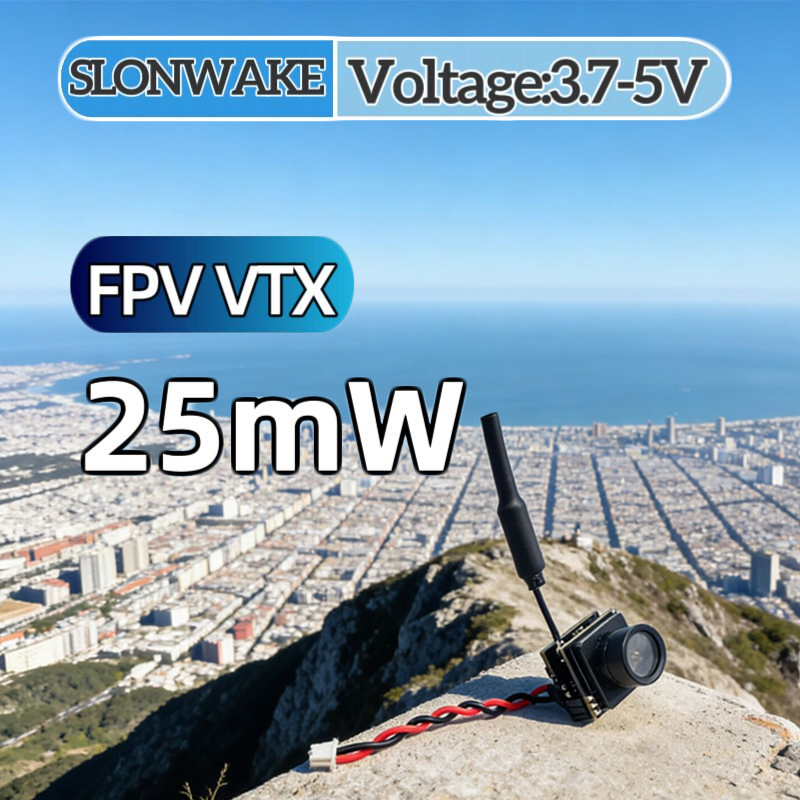 Drone Receiver - SLONWAKE FPV 25 мВт интегрированный видеопередатчик