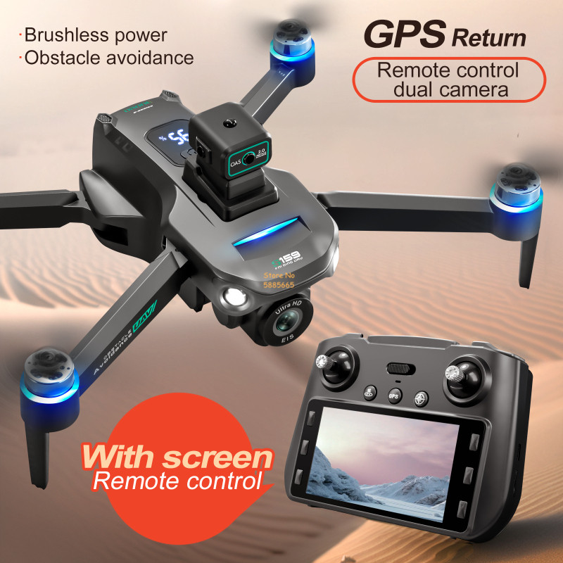 Drone Gps Module - Двойная камера 8K, 5G, WIFI, FPV,
