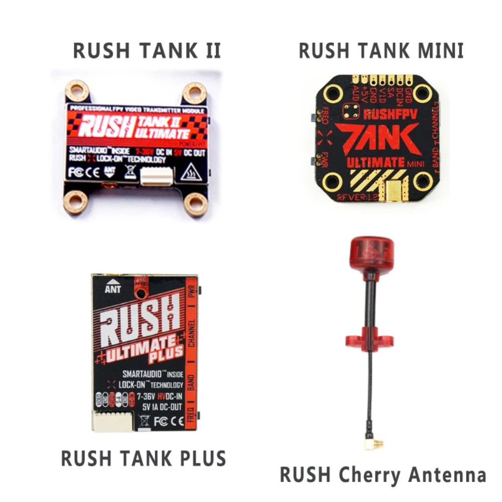 Drone Antenna - Видеопередатчик RUSH TANK Ultimate II/Mini/PLUS/Solo VTX