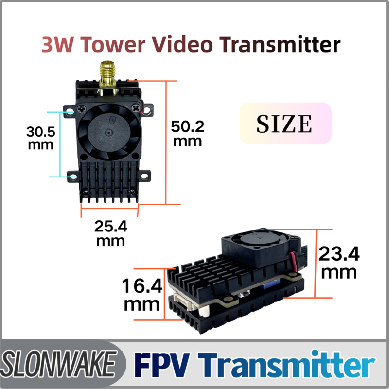 Drone Frame - SLONWAKE 5,8G 3000 МВт Модуль передачи