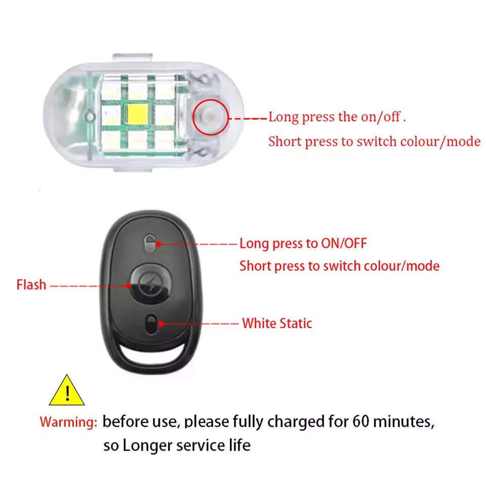 Беспроводной светодиодный стро – обзор и цена Drone Led Light