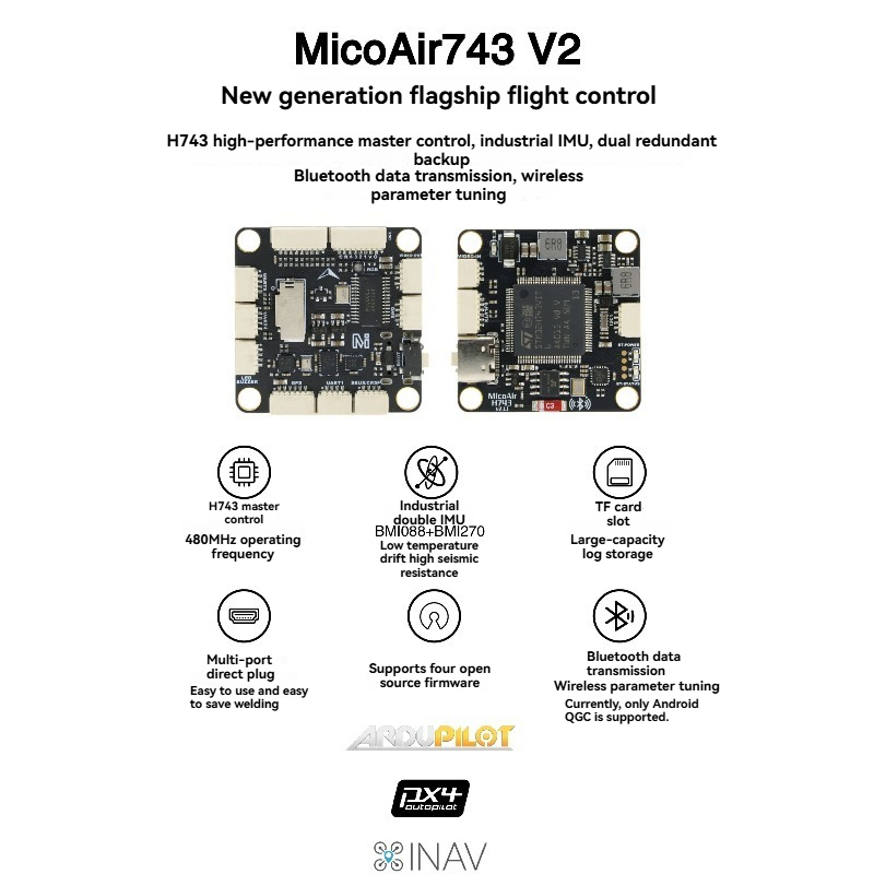 Контроллер полета MicoAir743 V – обзор и цена Drone Flight Controller