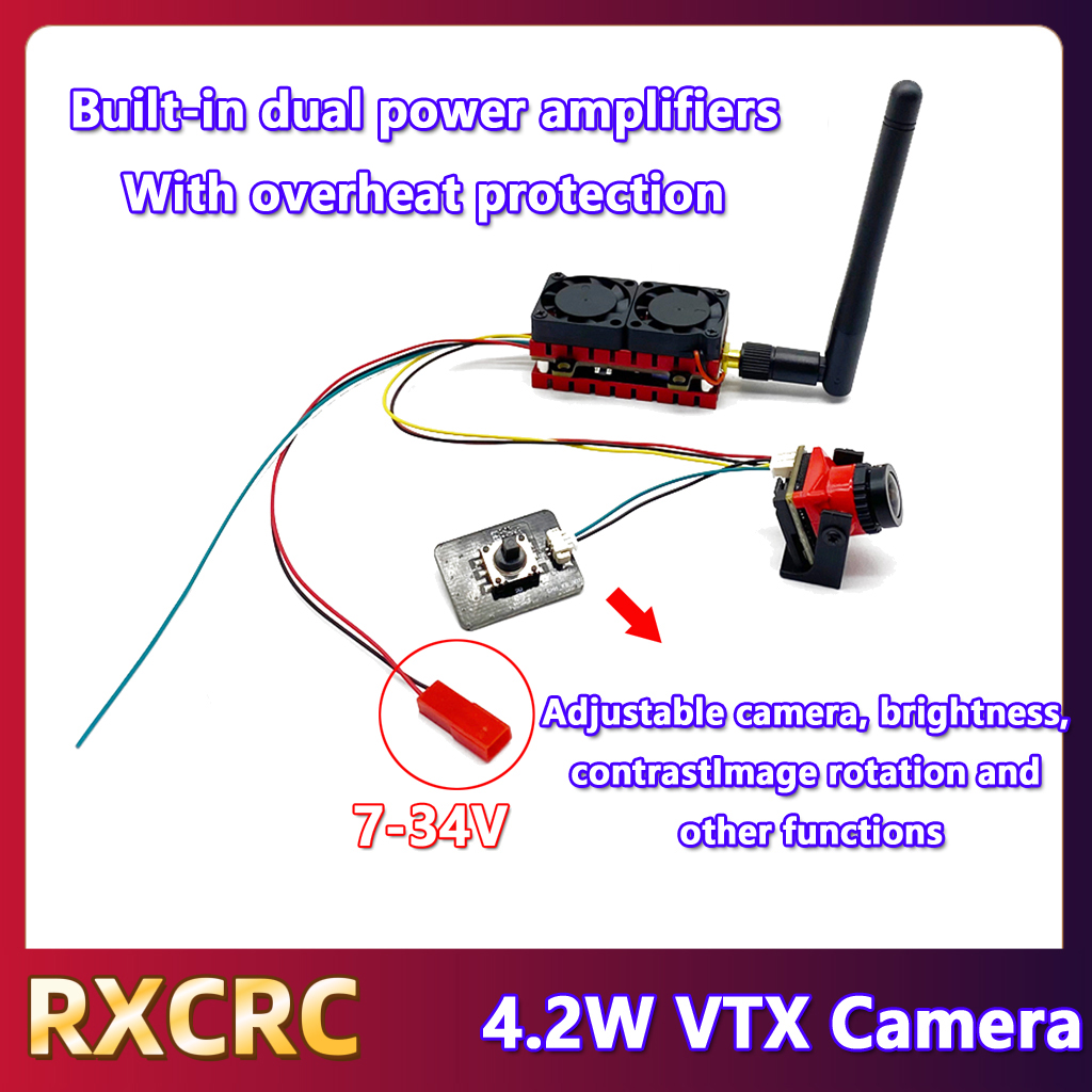 RXCRC 5,8G 48CH 4,2 Вт Высоком – обзор и цена Drone Receiver