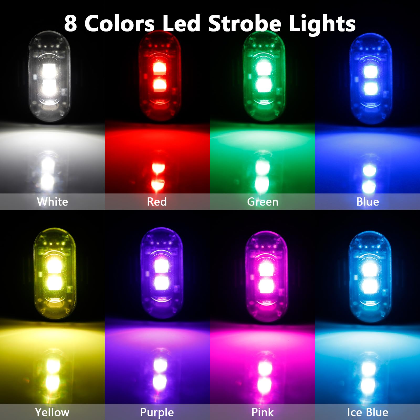 4 шт. светодиодных стробоскопо – обзор и цена Drone Led Light