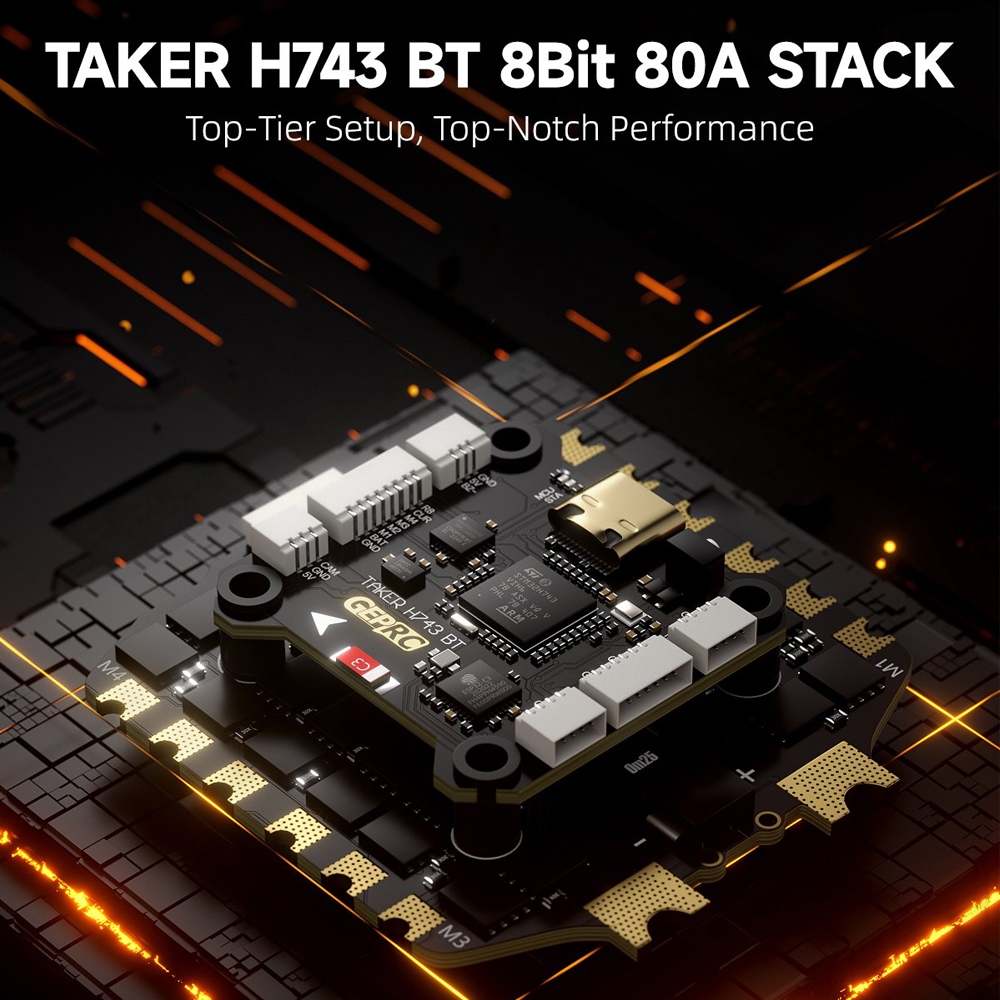 GEPRC TAKER H743 BT 8Bit 80A S – обзор и цена Drone Esc
