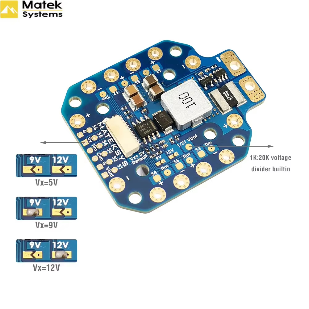 Mateksys PDB-HEX 12S Плата рас – обзор и цена Drone Power Distribution Board