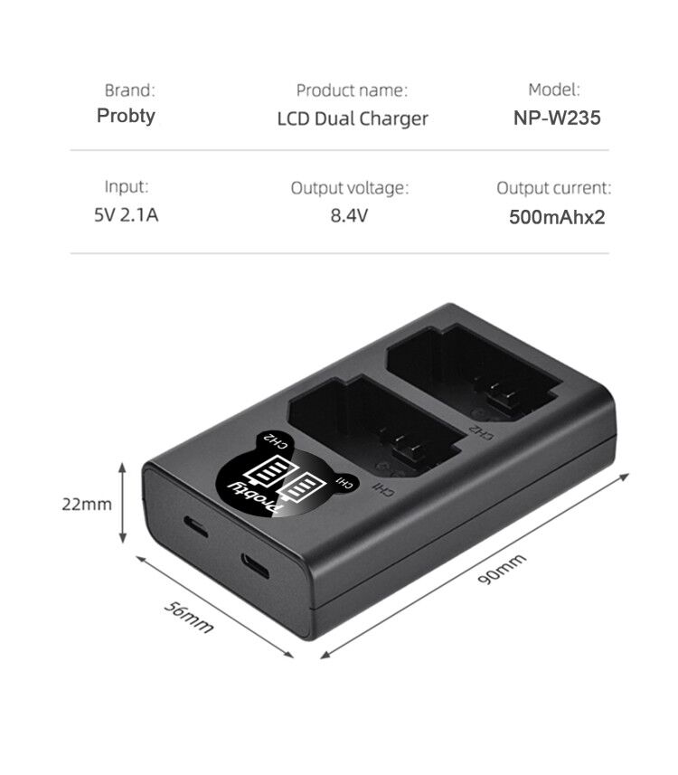 2200 мАч NP-W235 NP W235 Аккум – обзор и цена Drone Battery