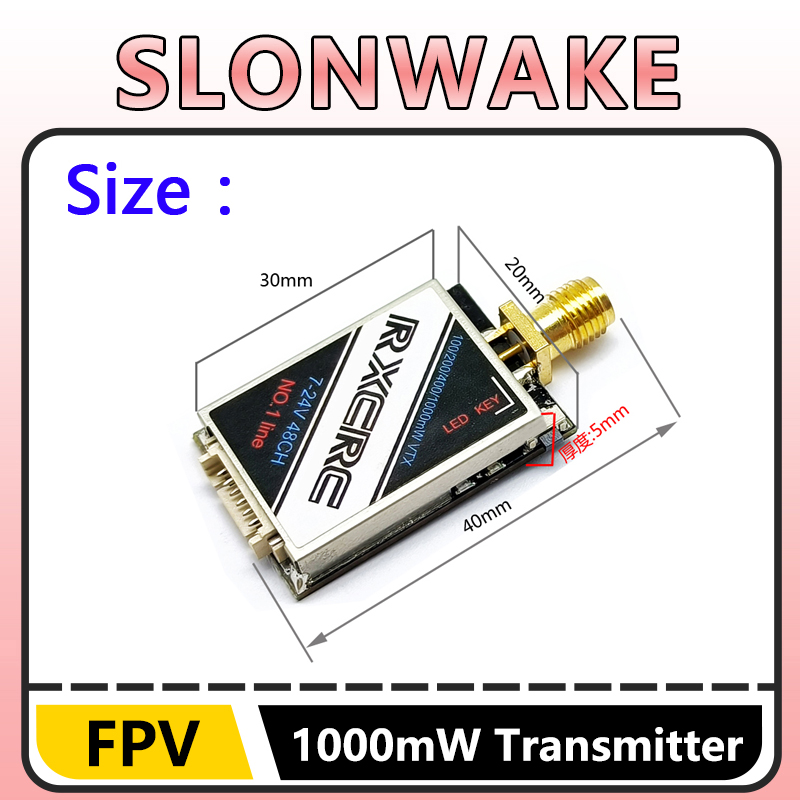 SLONWAKE 5.8G 48CH 1W VTX 100/ – обзор и цена Drone Frame