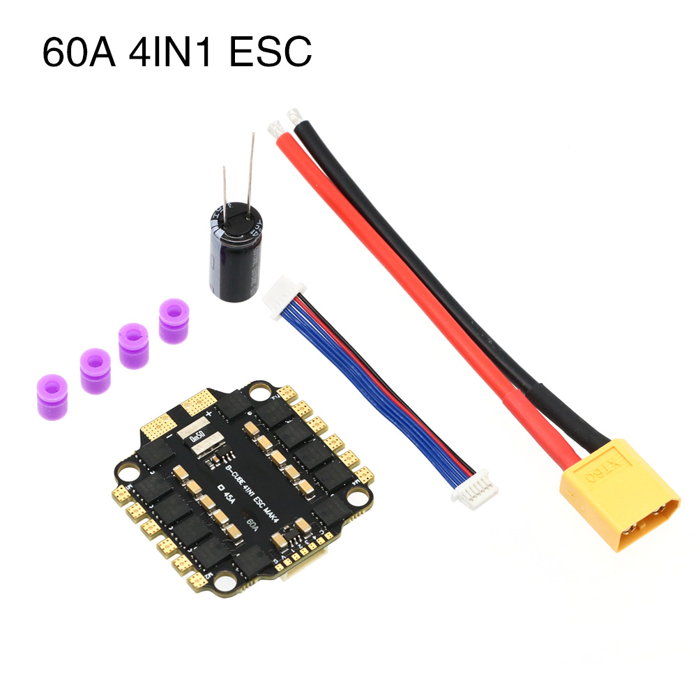 UAngel 4IN1 45A 60A ESC BLHELI – обзор и цена Drone Esc