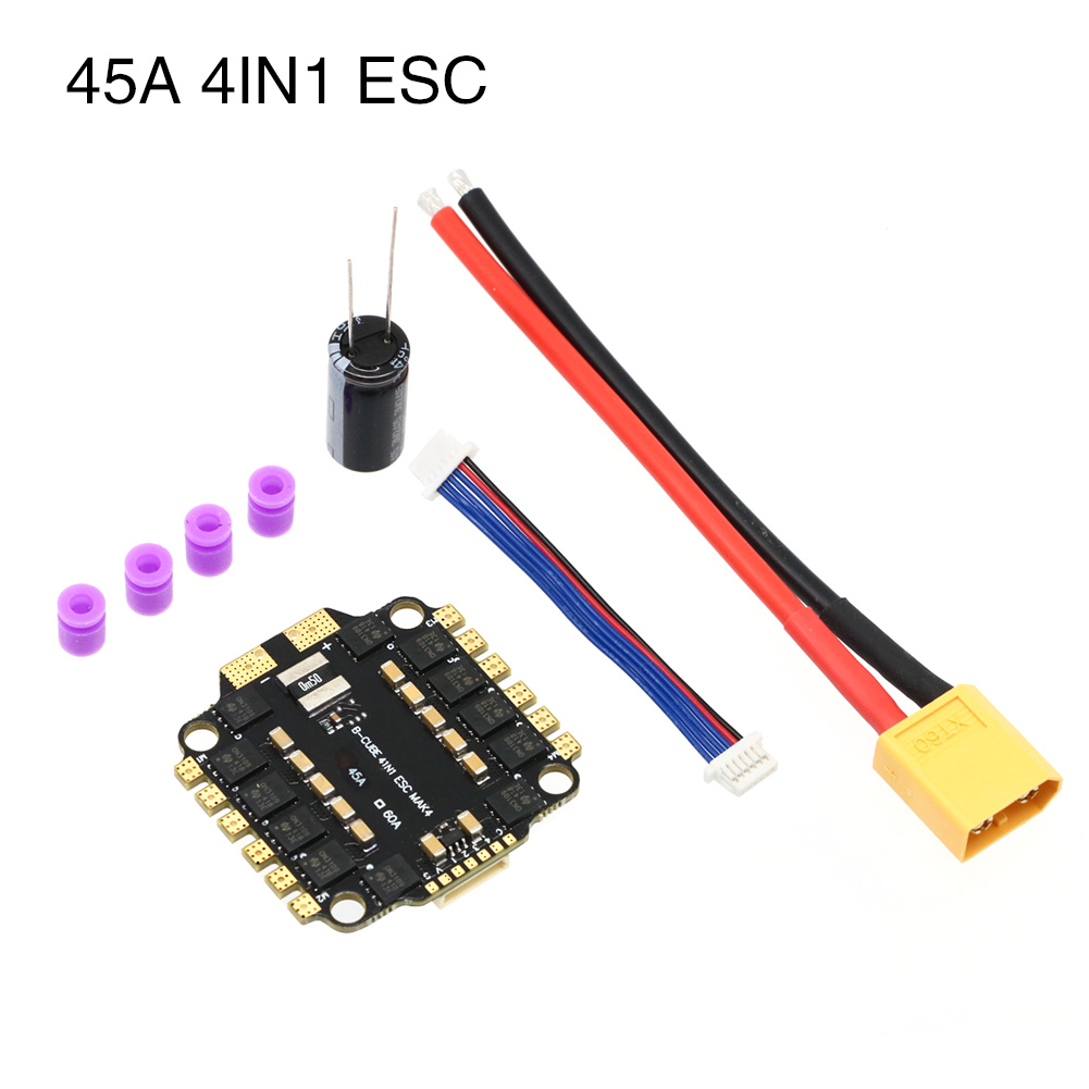 UAngel 4IN1 45A 60A ESC BLHELI – обзор и цена Drone Esc