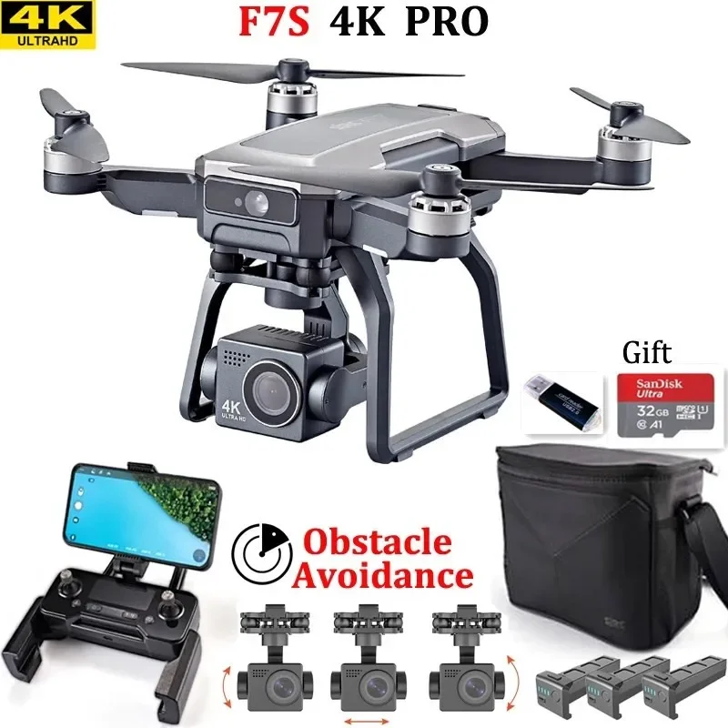 SJRC F7s 4K PRO Дрон 4K для пр – обзор и цена Drone Gimbal
