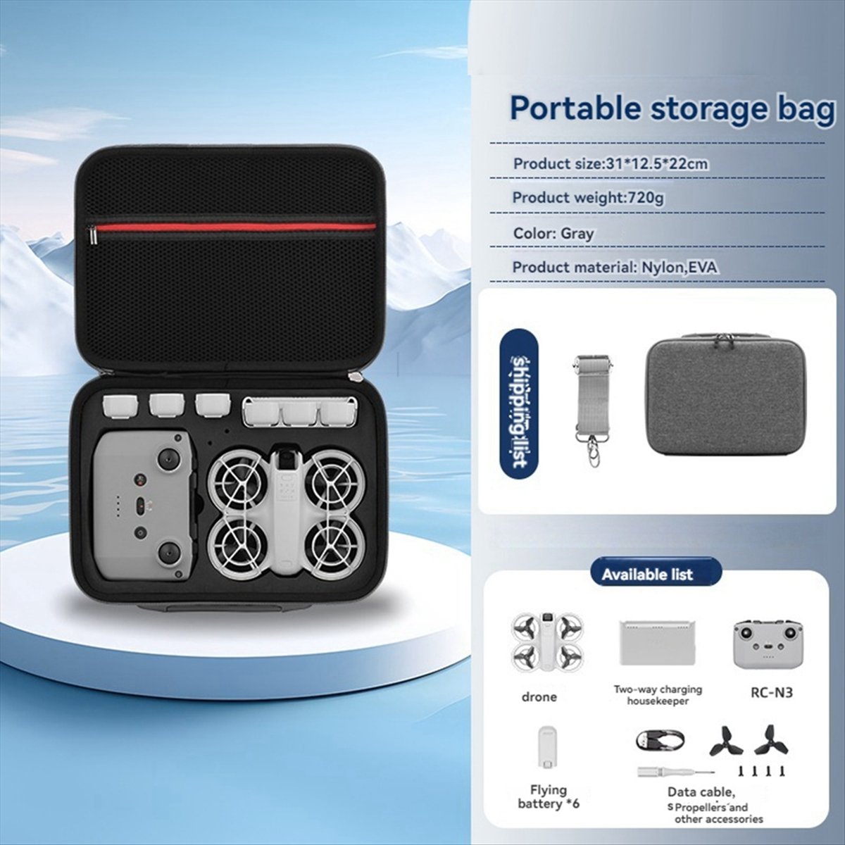 Сумка-переноска A43M для дрона – обзор и цена Drone Battery Strap