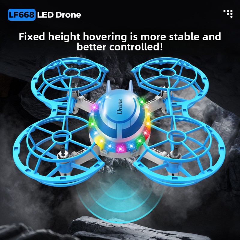 Мини-дрон с LED-подсветкой, 4- – обзор и цена Drone Led Light