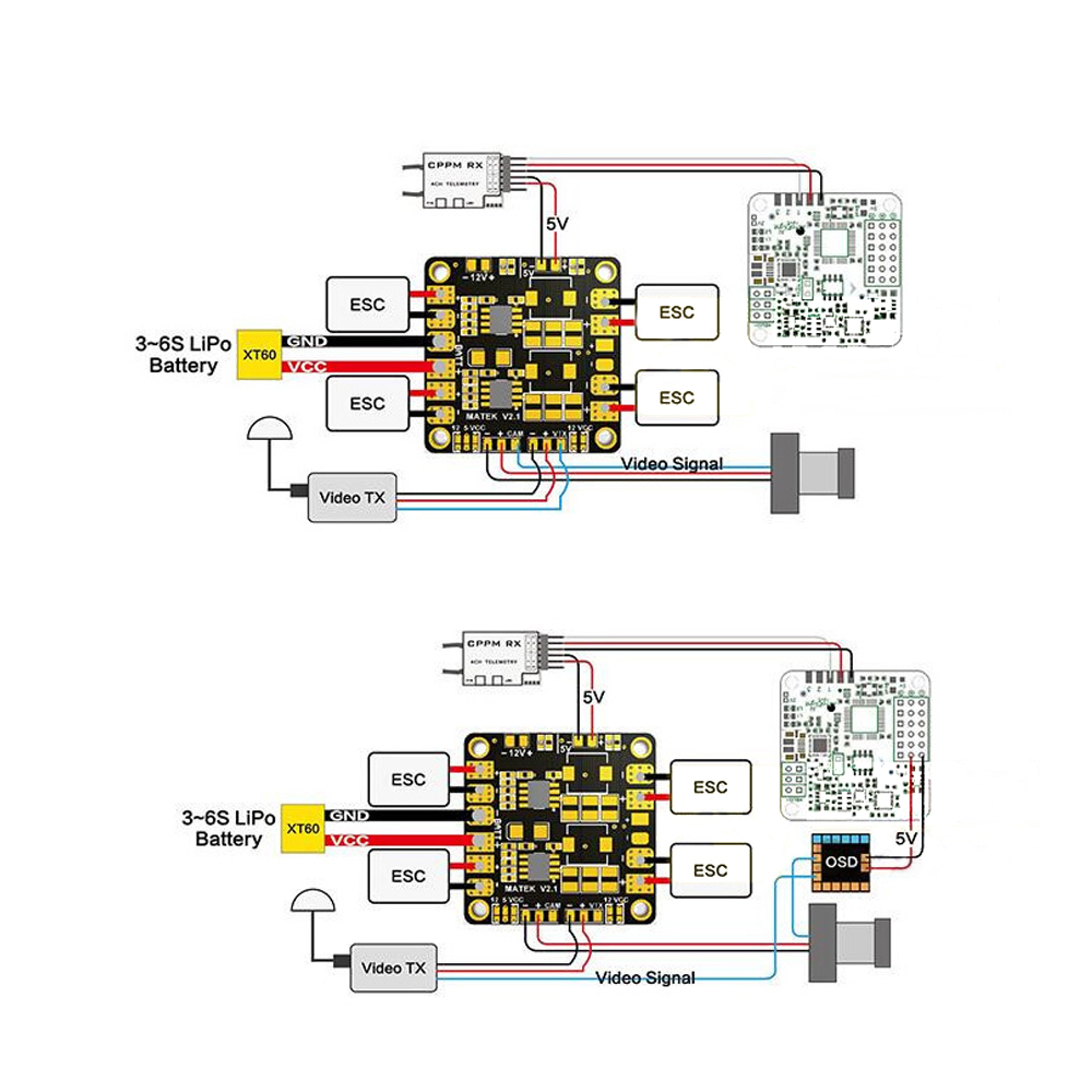 Мини-концентратор питания Mate – обзор и цена Drone Power Distribution Board