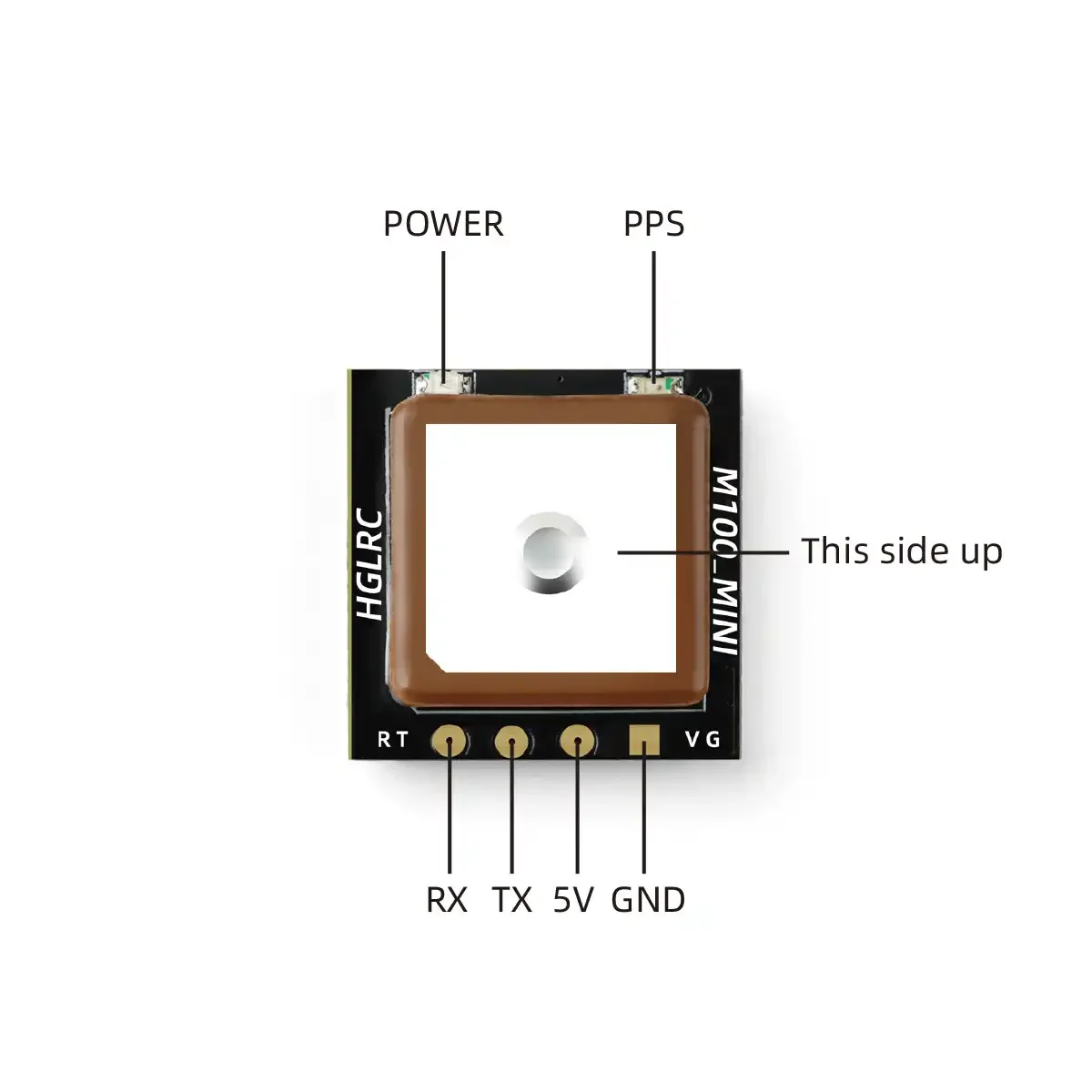Модуль GPS HGLRC M100 Mini с ч – обзор и цена Drone Gps Module