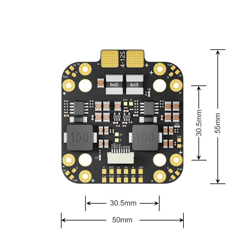 Плата распределения питания PF – обзор и цена Drone Power Distribution Board